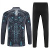 Sudadera De Entrenamiento SSC Napoli Cremallera De Cuarto 2025-26 Negra - Hombre